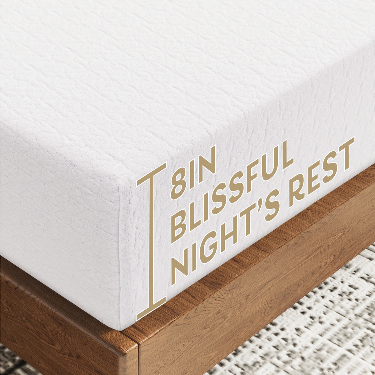 8 Tight Top Gel Memory Foam Twin Mattress D32294