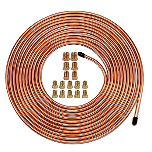 3/16 Copper Coated Brake Line Tubing Kit T787615