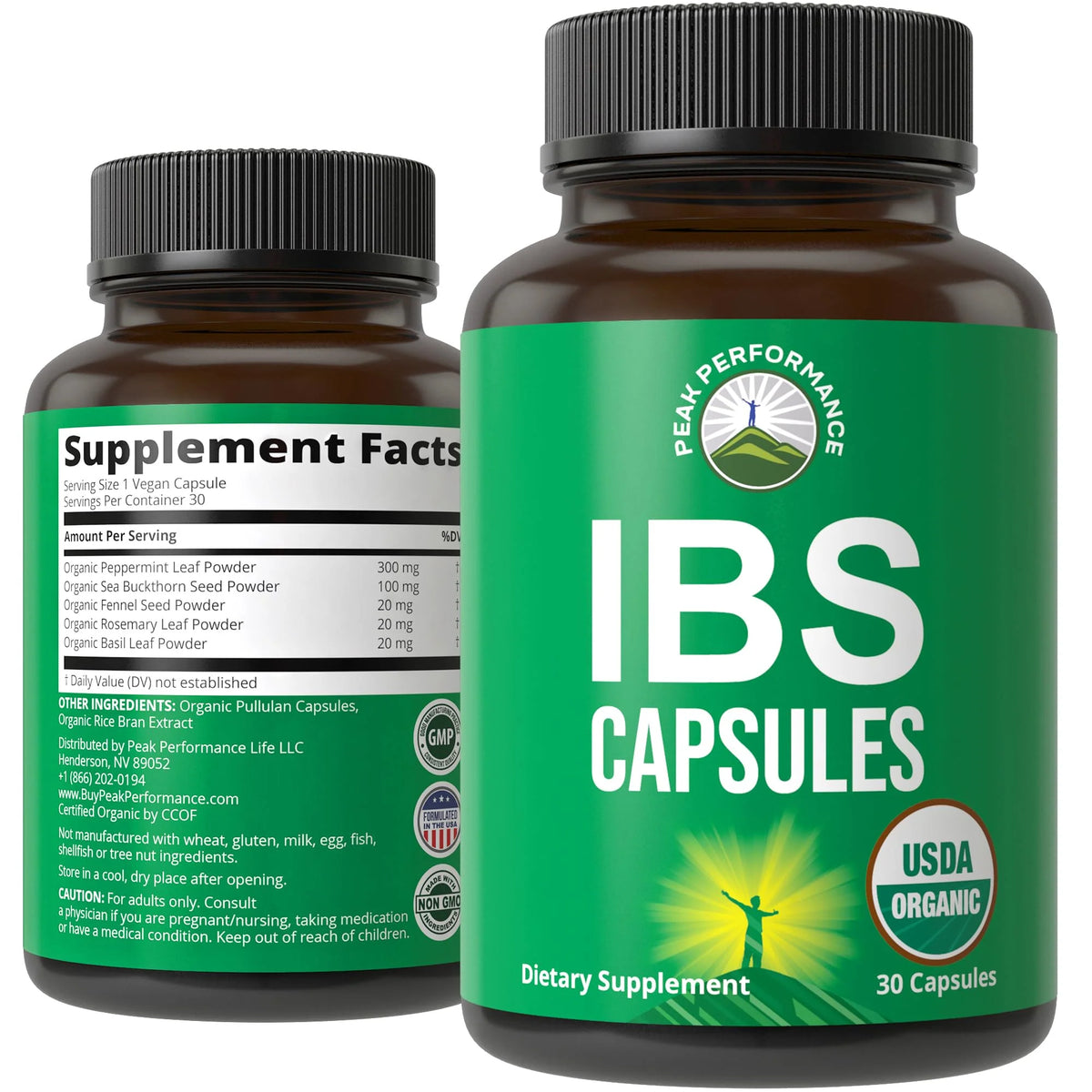 Organic IBS Supplement with Peppermint Oil and Fennel Seed S49772