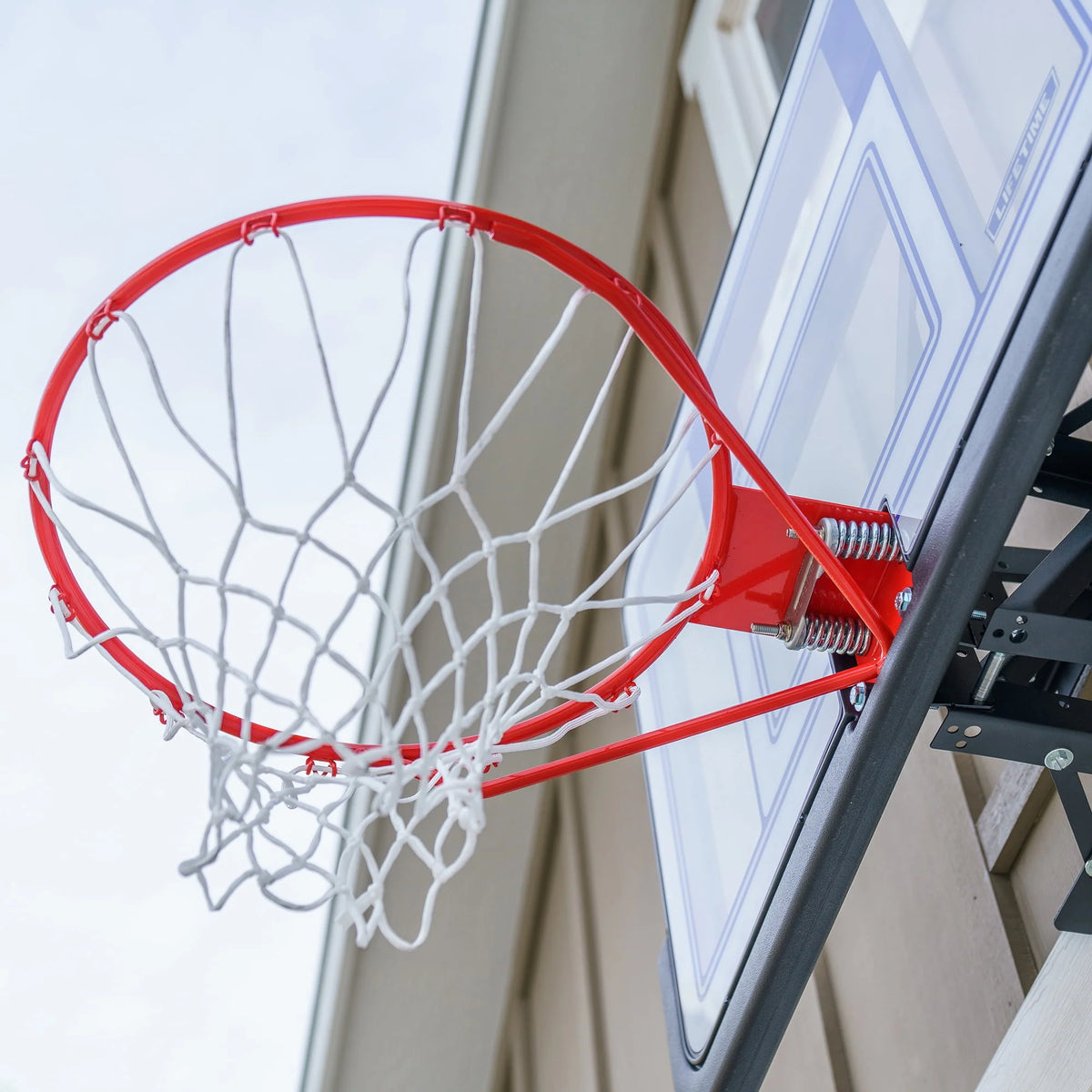 44 inch Polycarbonate Basketball Backboard and Rim Combo Y872849
