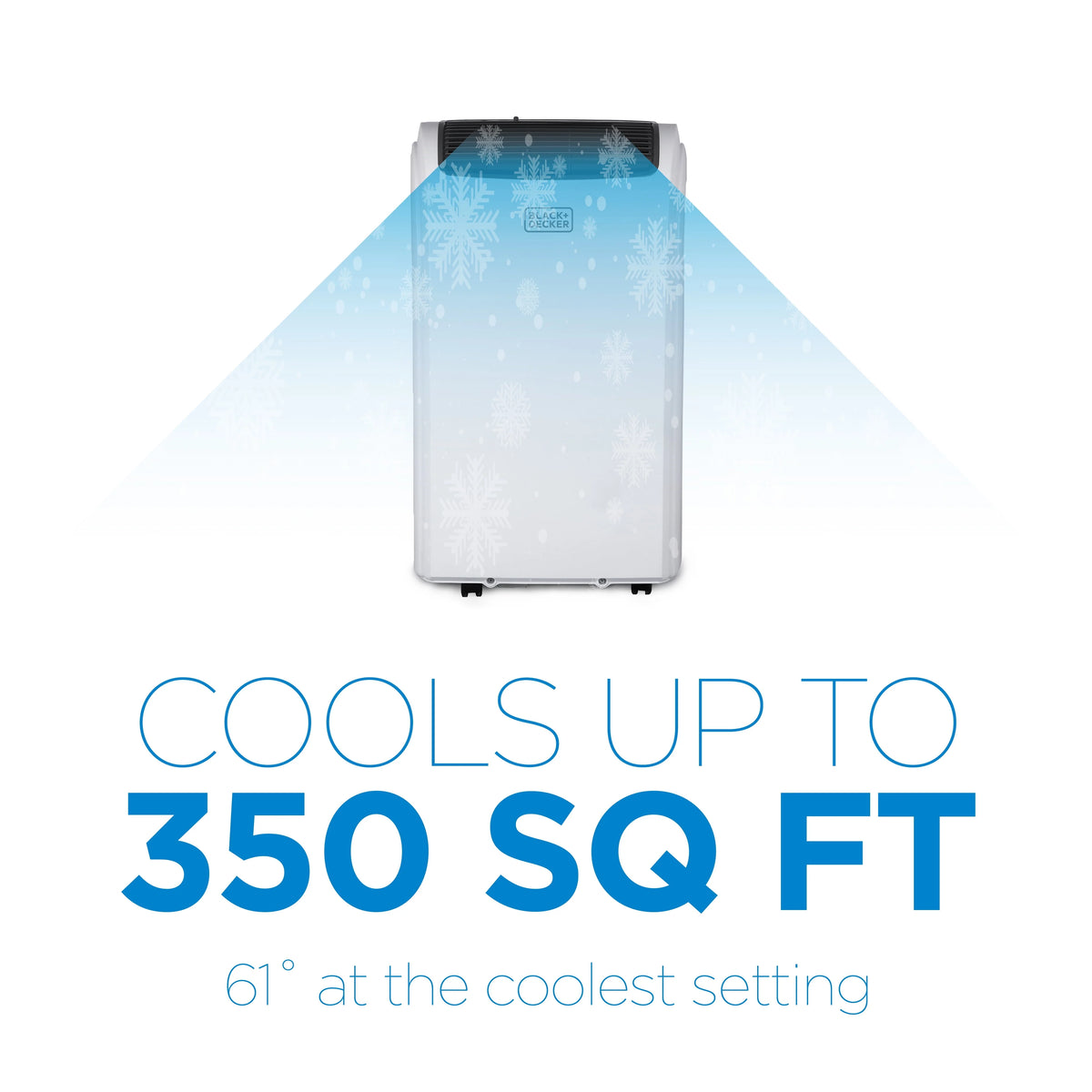 8,000 BTU Portable Air Conditioner with Remote Control, White N2162