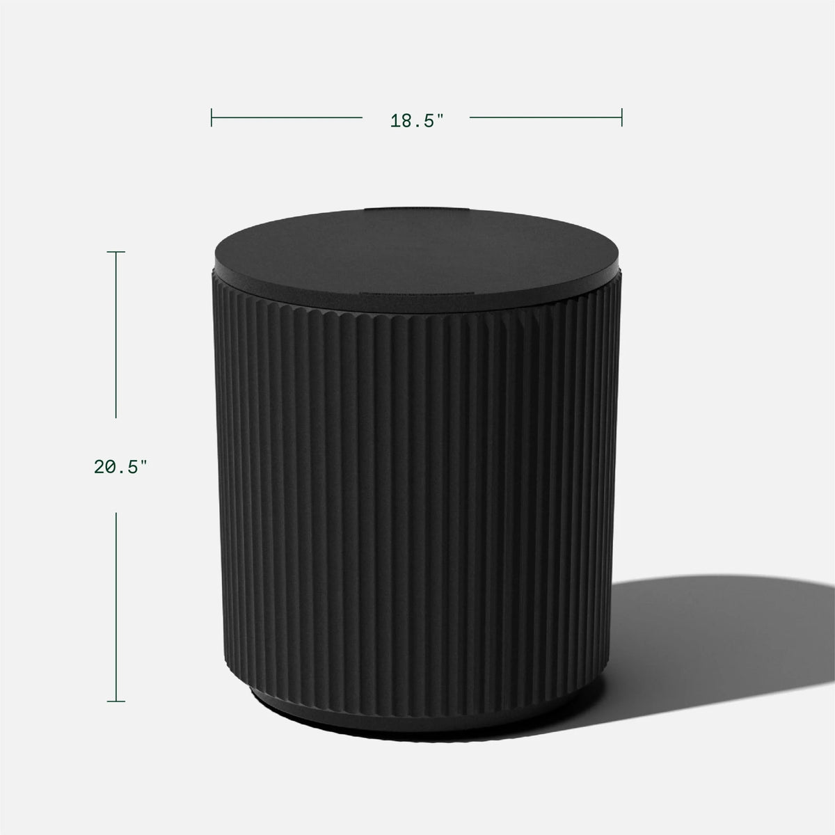 White Side Table K8358