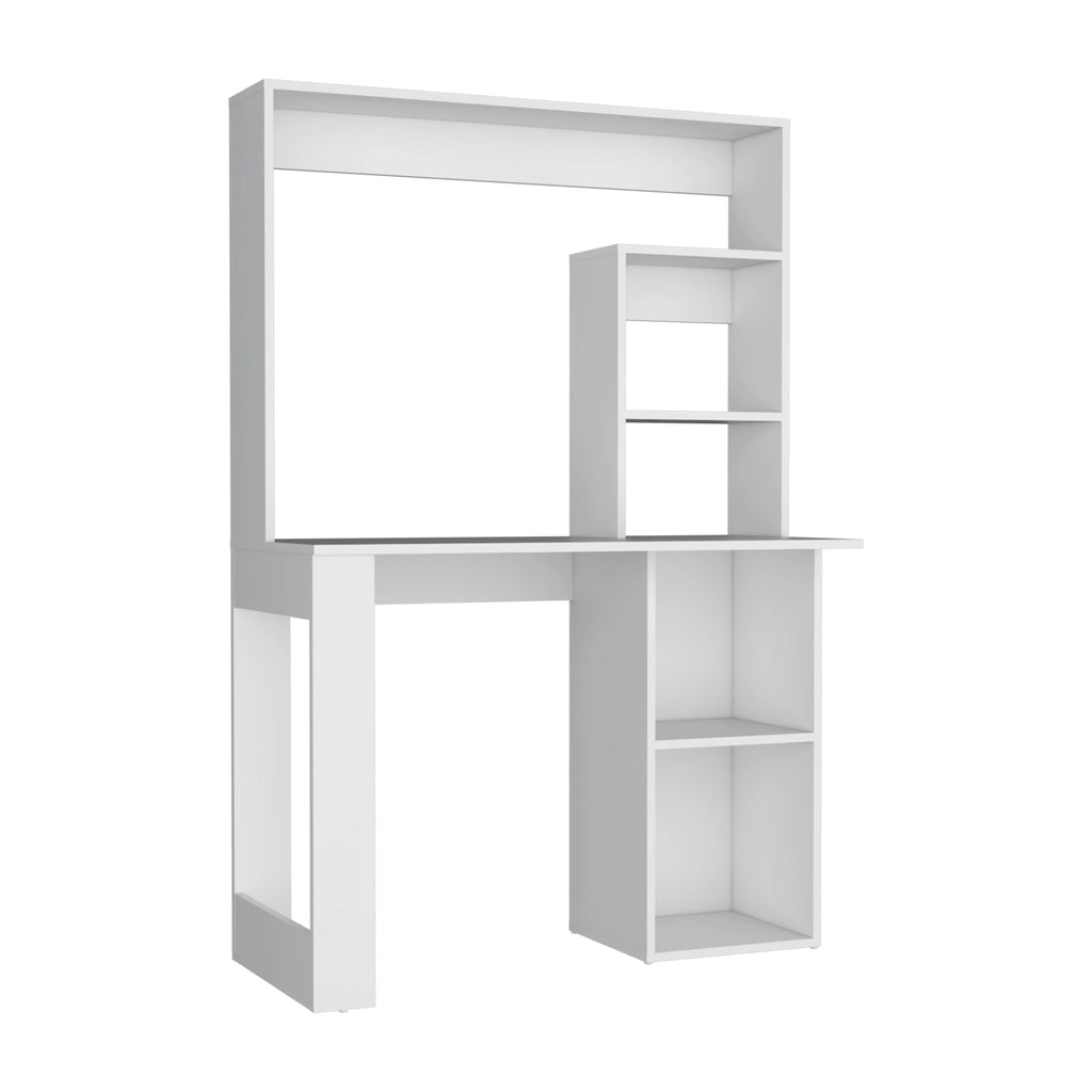 Desk With Hutch and Shelves I7010