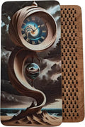 Wooden Yoga Board with Nails 0.39 In I5772