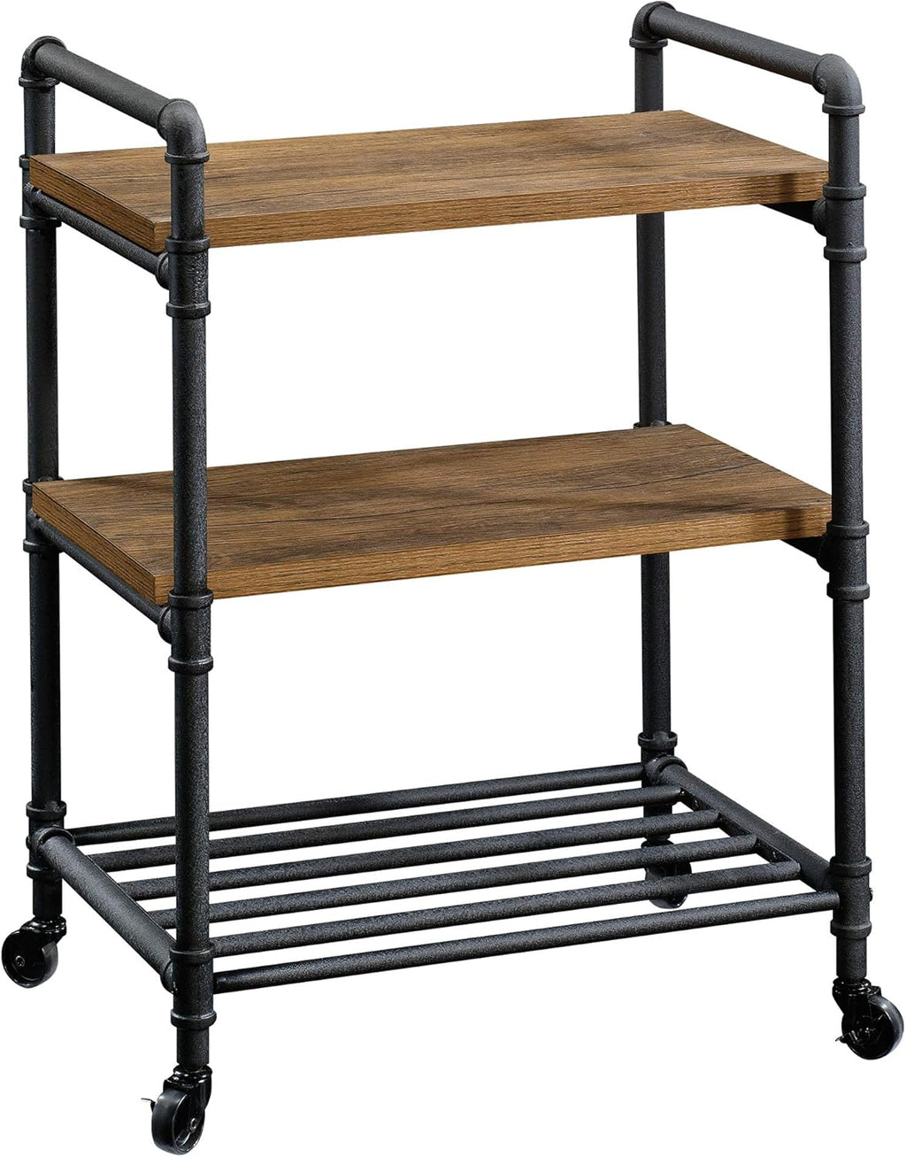 Multi-Purpose Cart Checked Oak Finish A9607