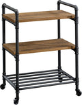 Multi-Purpose Cart Checked Oak Finish A9607