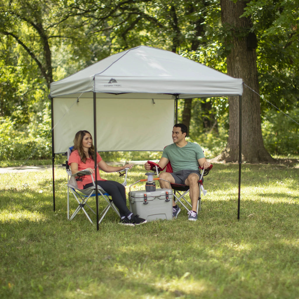 6' x 6' Gray Instant Outdoor Canopy A6606