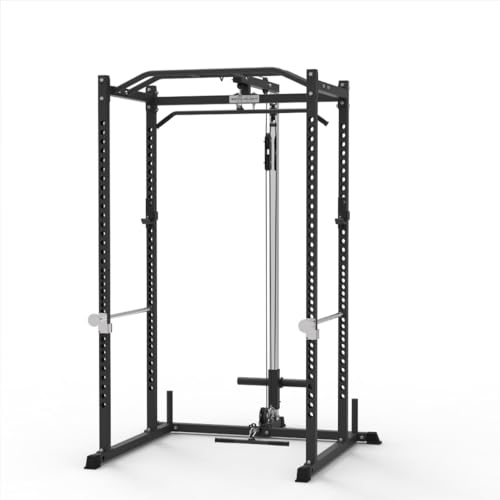 Power Rack with Safety Bars and J-Hooks Y415642