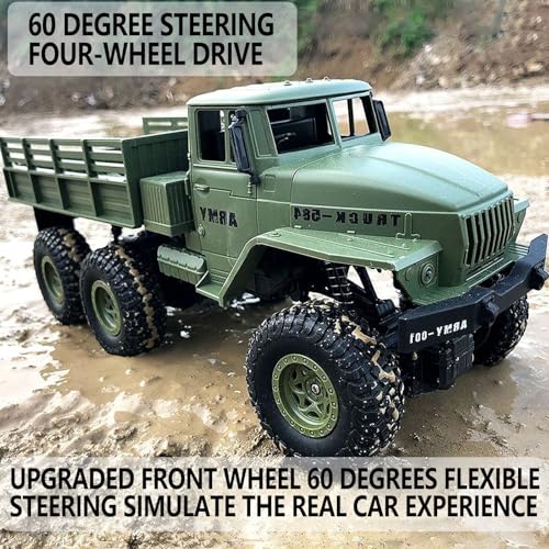 6x6 1/16 Scale 4WD Remote Control Military Truck I827