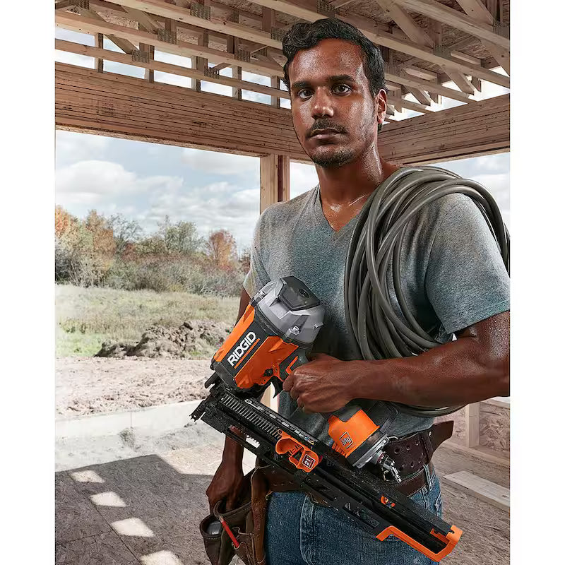 Pneumatic 21-Degree 3-1/2 in. Framing Nailer E987915