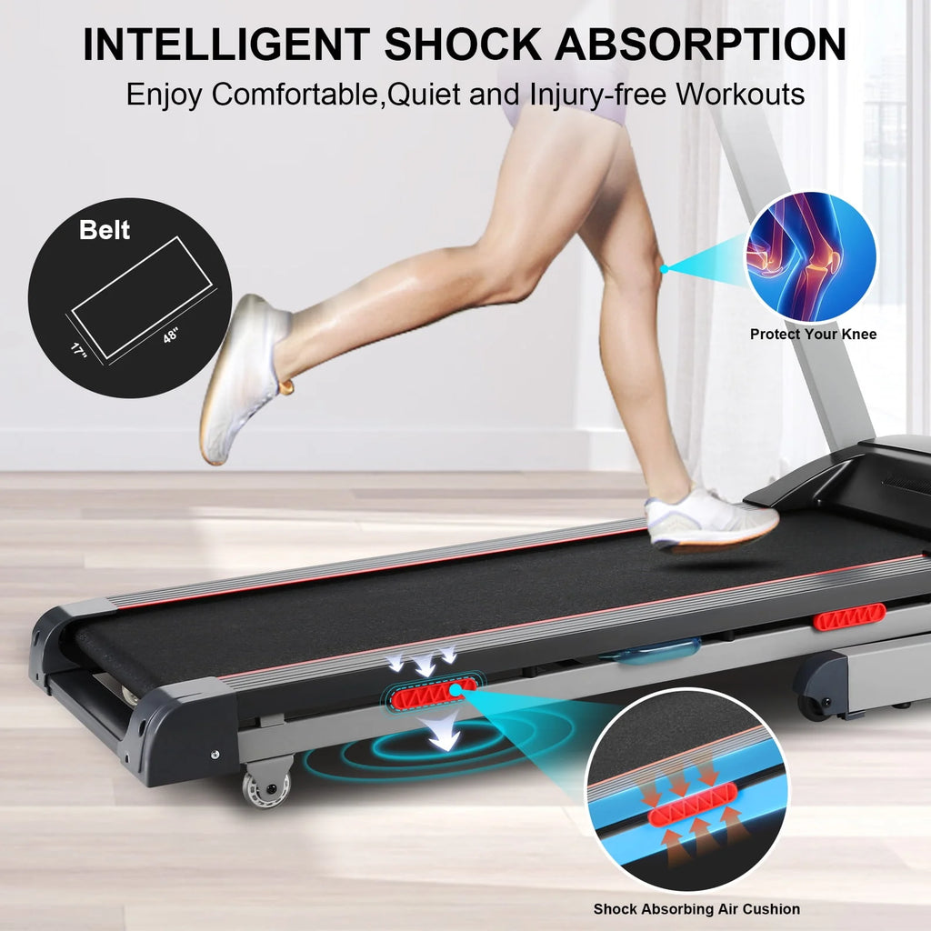 300LBS 3.25HP Electric Treadmill with Auto Incline P156338