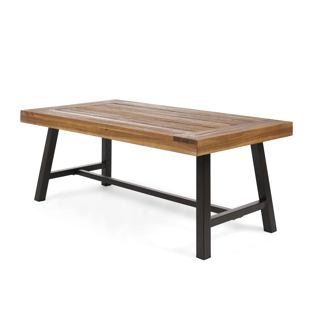 Rustic Acacia Wood Coffee Table X178594