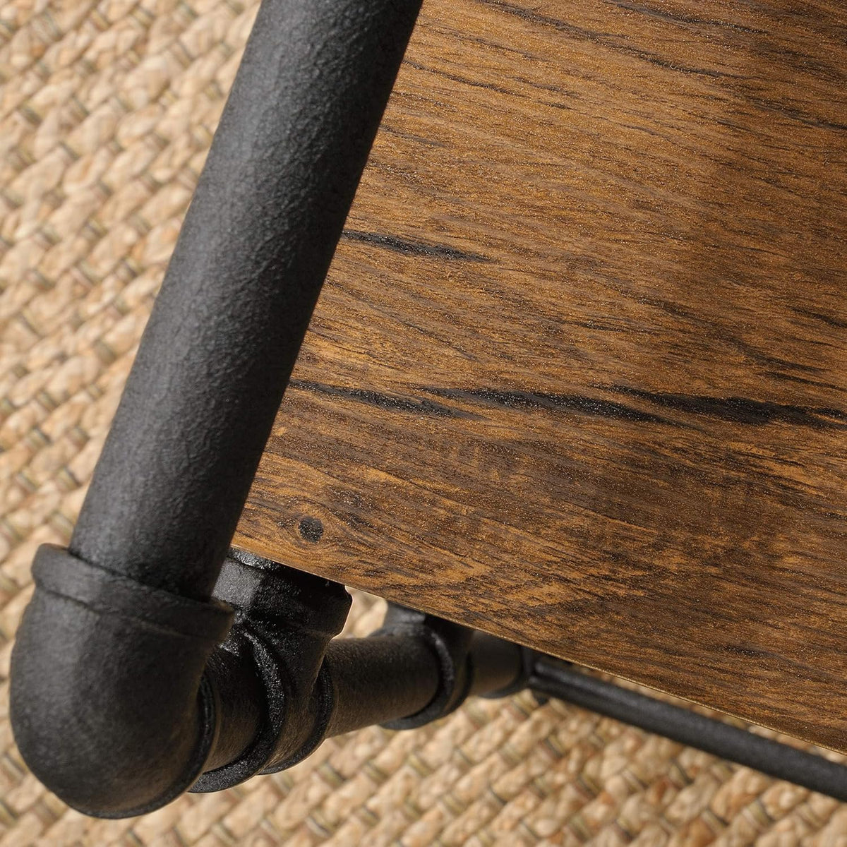 Multi-Purpose Cart Checked Oak Finish A9607