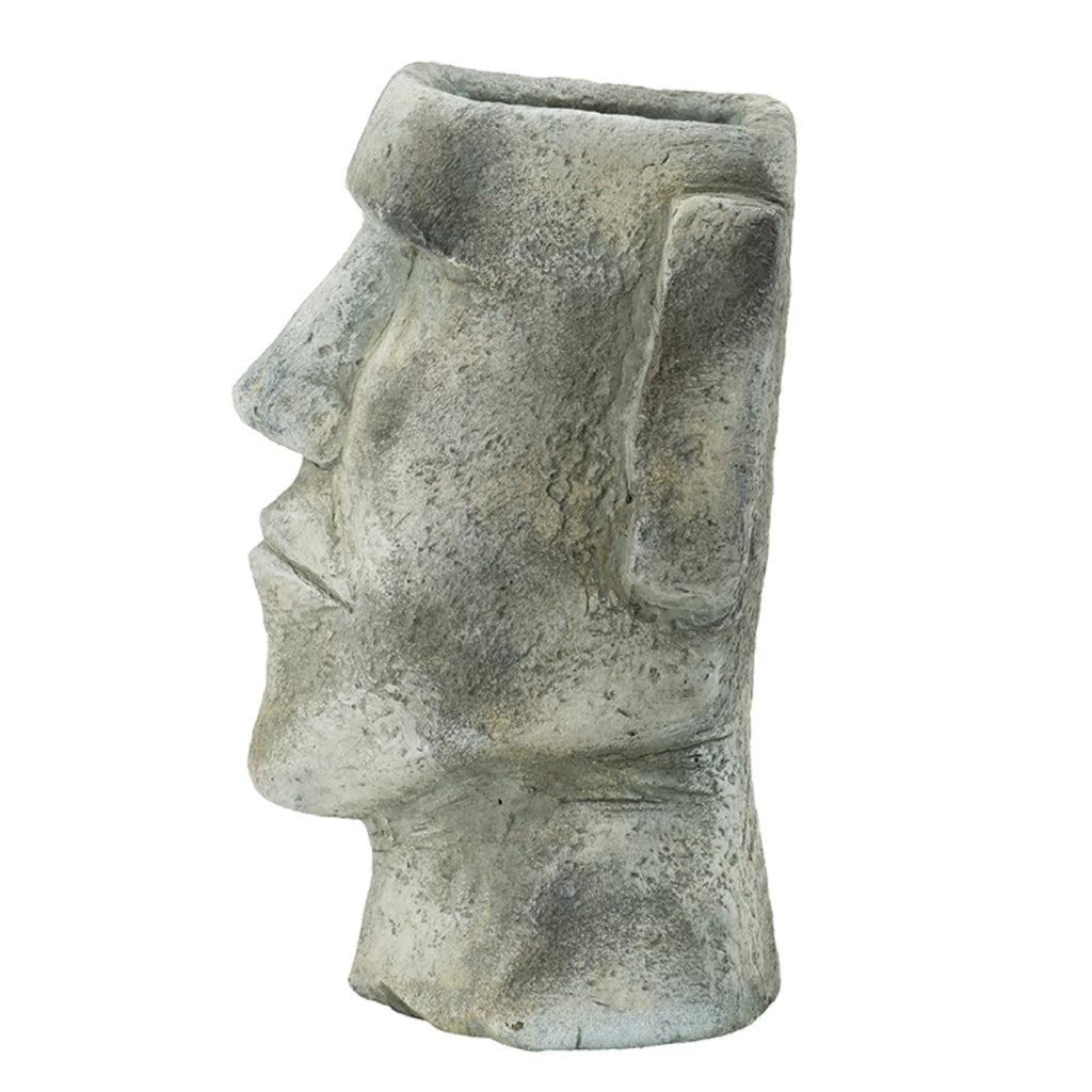 Easter Island Stone Statue Planter F94417