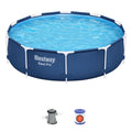 Steel Pro 10' x 30 Above Ground Swimming Pool Set with Filter Pump I80230