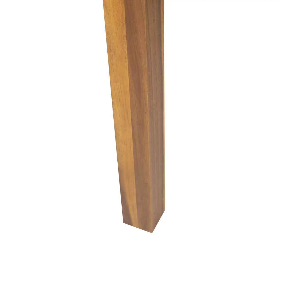 Rustic Rectangle Acacia Wood Dining Table O16798