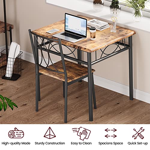 Dining Table Set for 4 with 4 Chairs B467