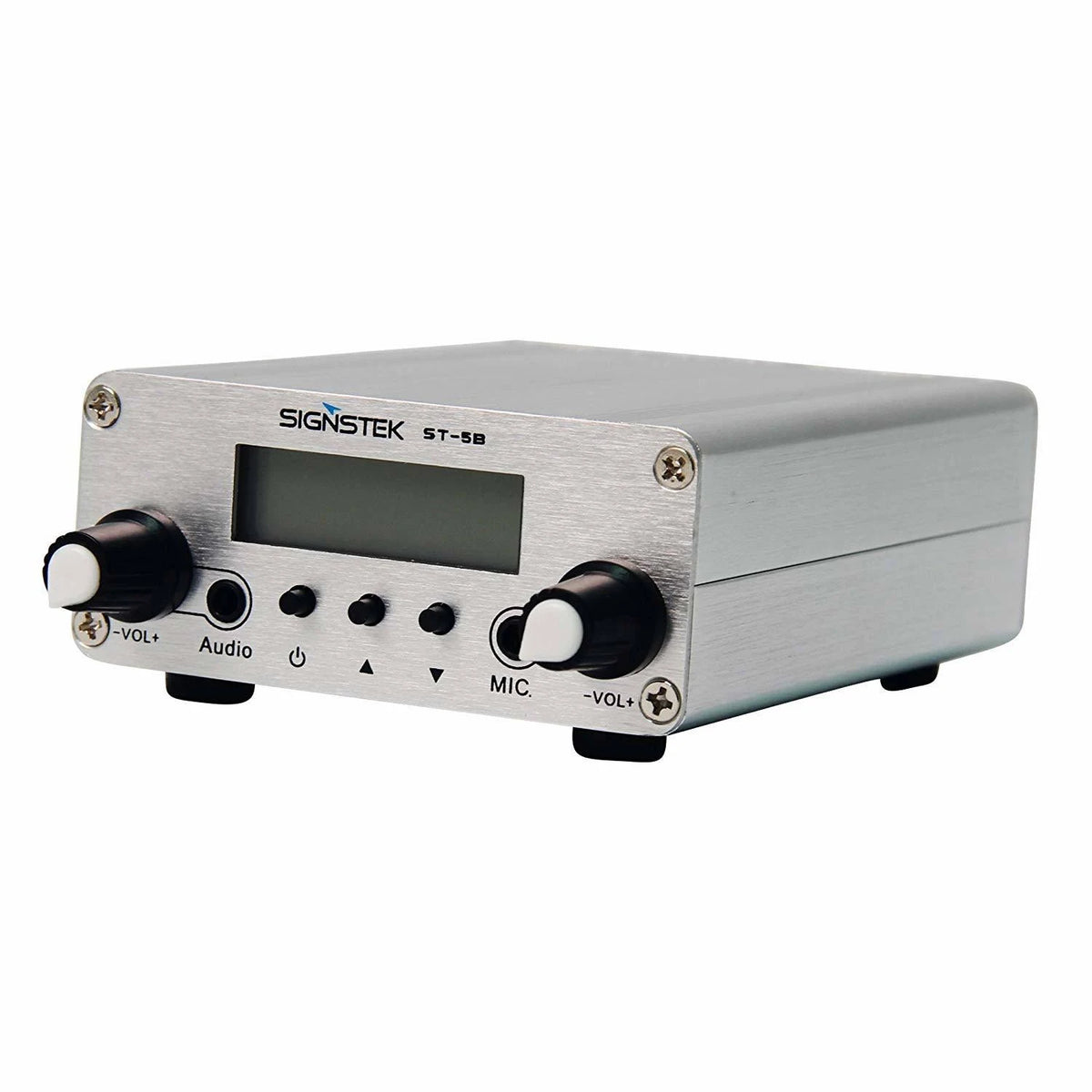 0.5 W Dual Mode FM Transmitter with Antenna Silver G322134