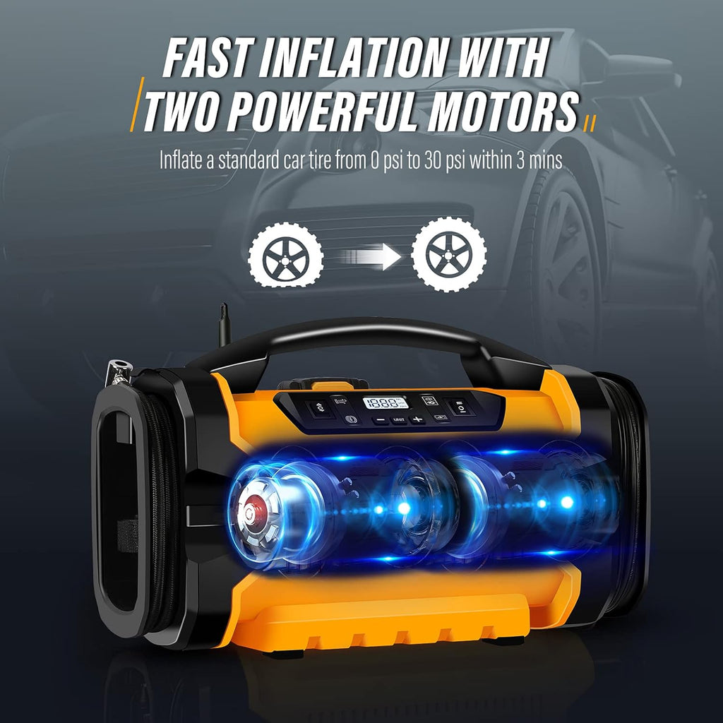 Portable 160 PSI Tire Inflator Air Compressor X733660