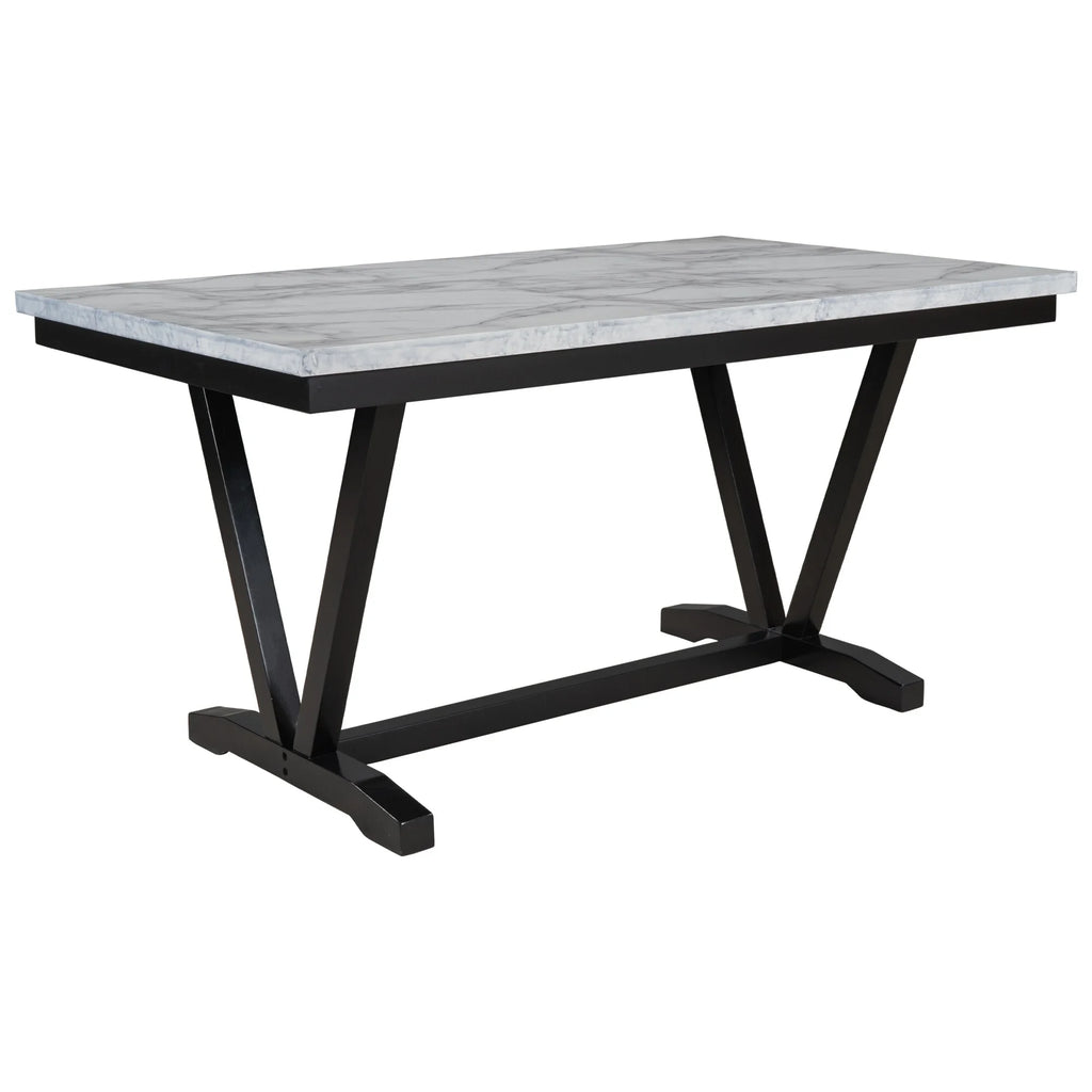 6-piece Dining Table with 4 Chairs & 1 Bench B1428