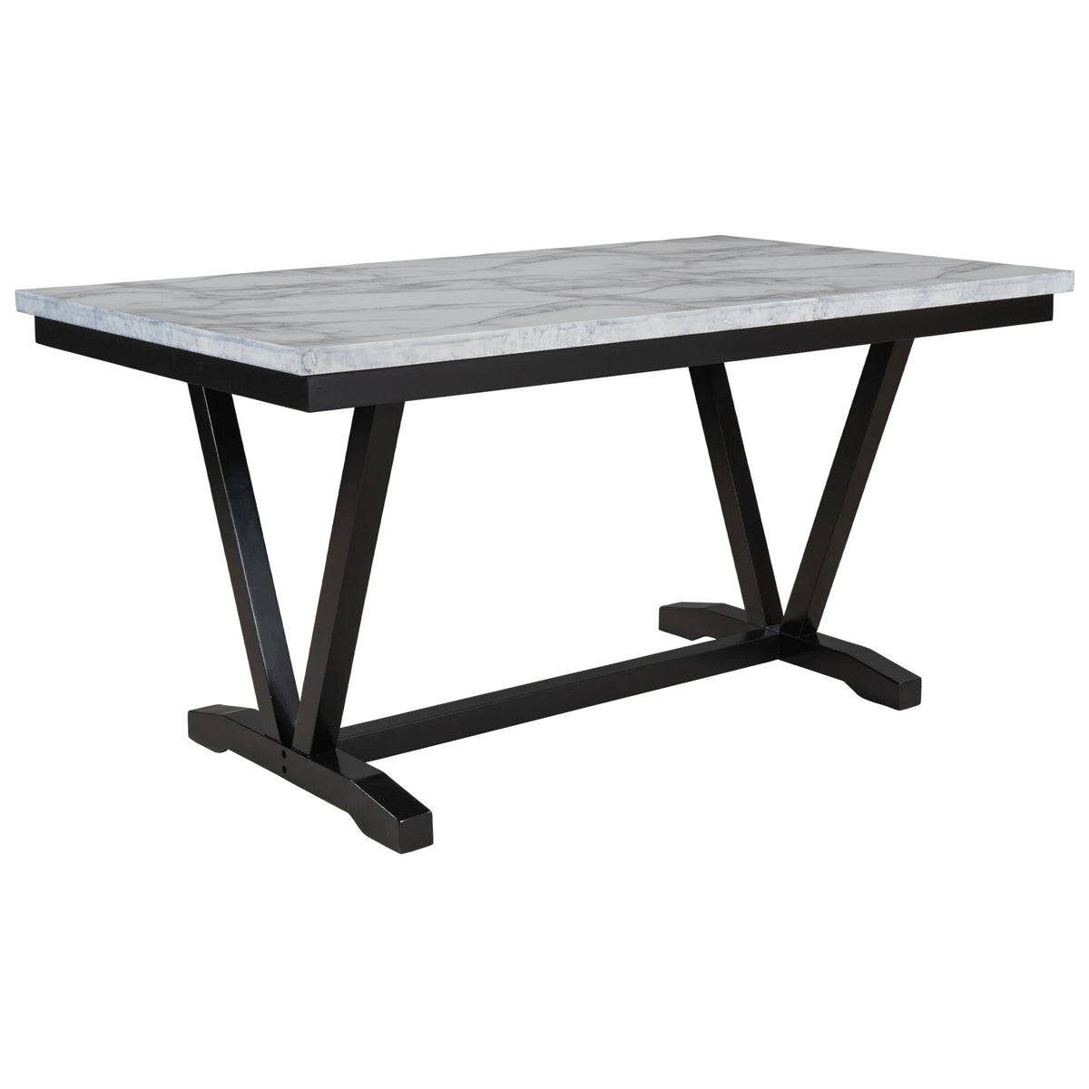 6-piece Dining Table with 4 Chairs & 1 Bench B1428