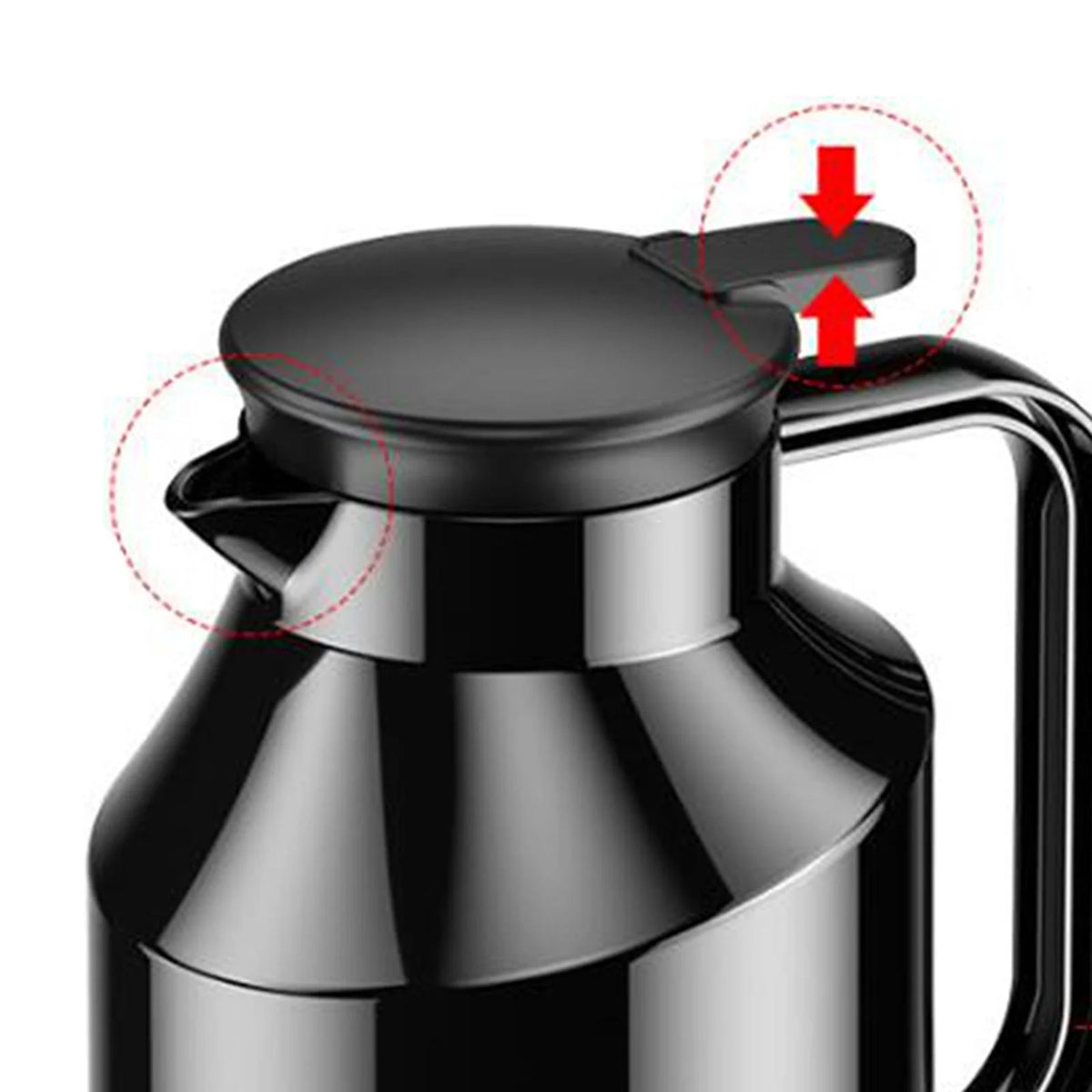 1200ml Stainless Steel Car Kettle A6906