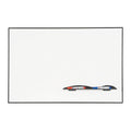 Porcelain Markerboard, Black, 36x22W x 48x22H L9152