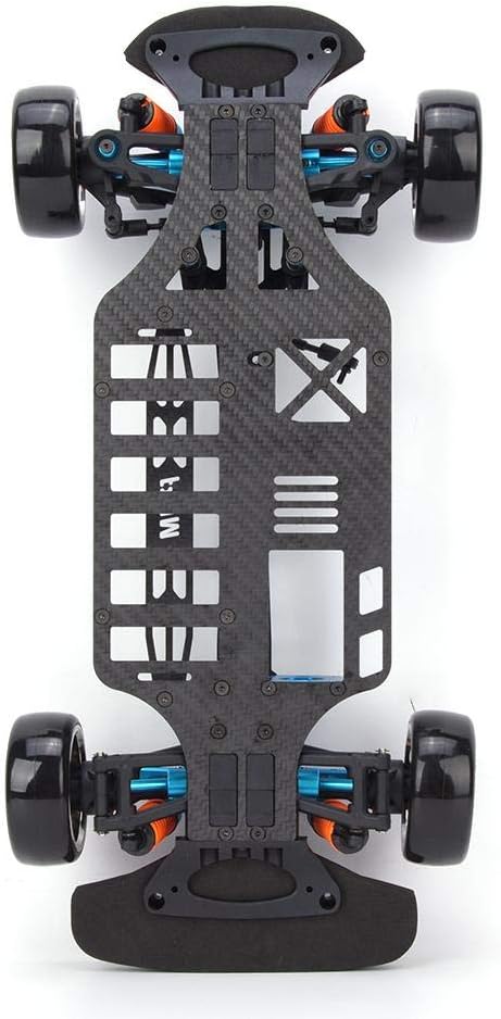 Carbon Fiber Metal 1:10 RC Car Frame Kit B280