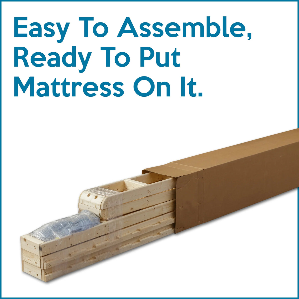 5" Wood Box Spring for Mattress Support Full M247767