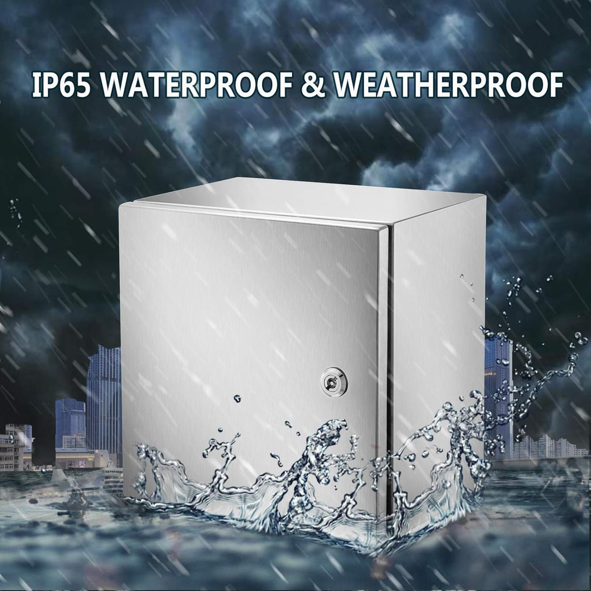 12 x 12 x 8'' NEMA 4X Steel Electrical Enclosure E200428