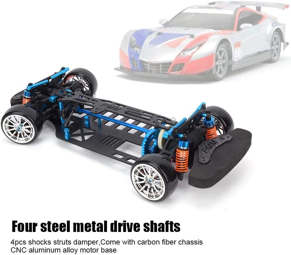 Carbon Fiber Metal 1:10 RC Car Frame Kit B280