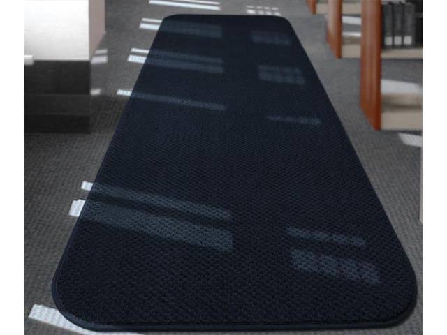 Navy Blue Skid-Resistant Carpet Runner 14 ft. x 36 in. V596