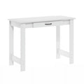 White Writing Desk with Drawer X974
