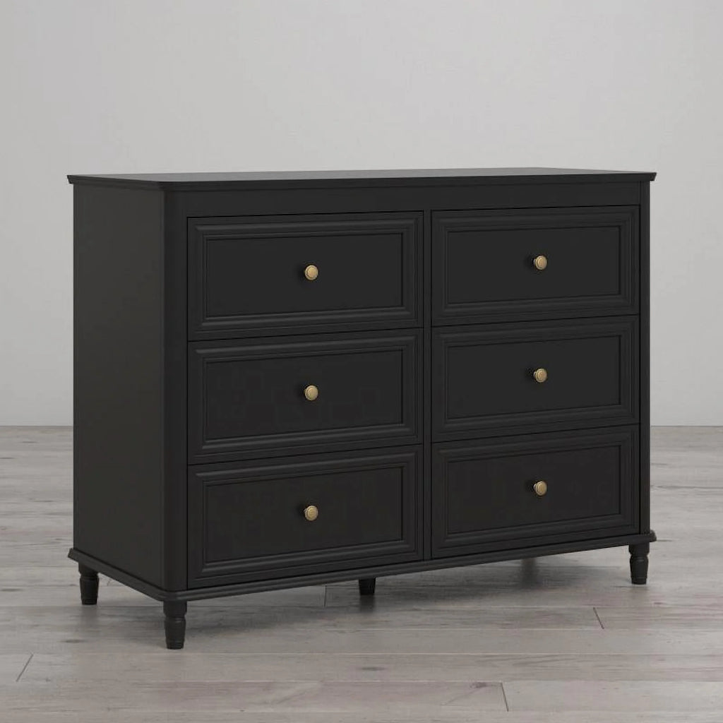 6 Drawer Ivory White Dresser D933091