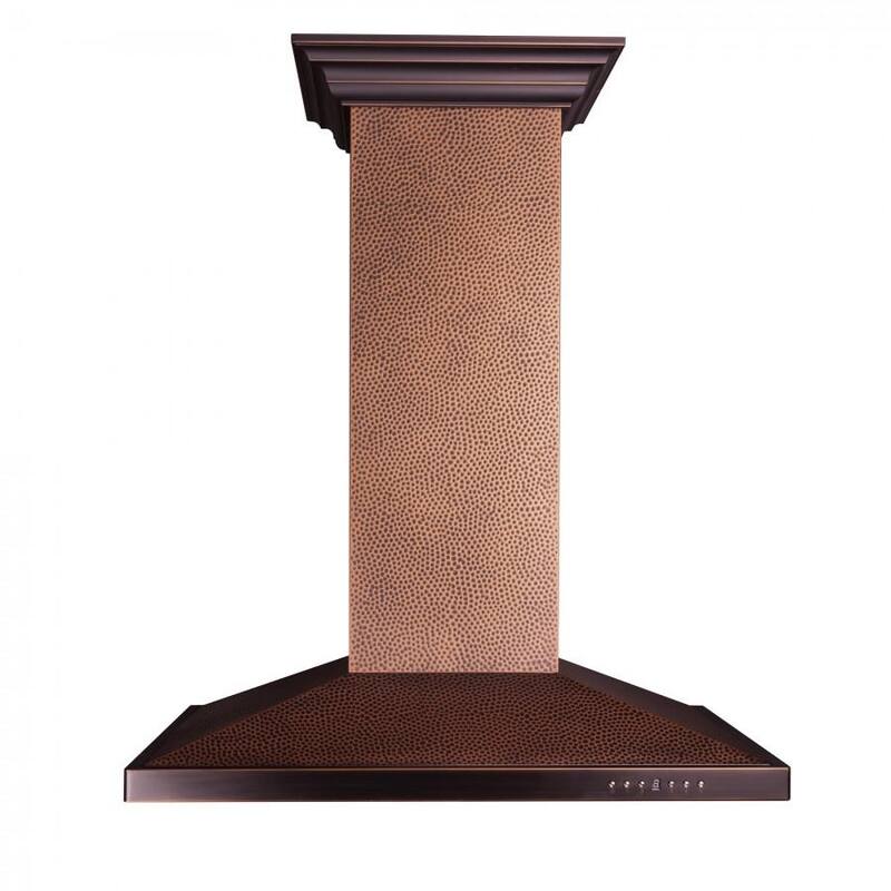 36 in. 400 CFM Convertible Island Mount Range Hood with LED Light U88909