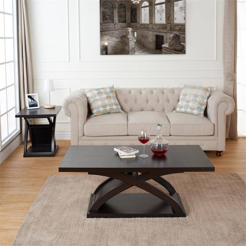 Espresso End Table Y400
