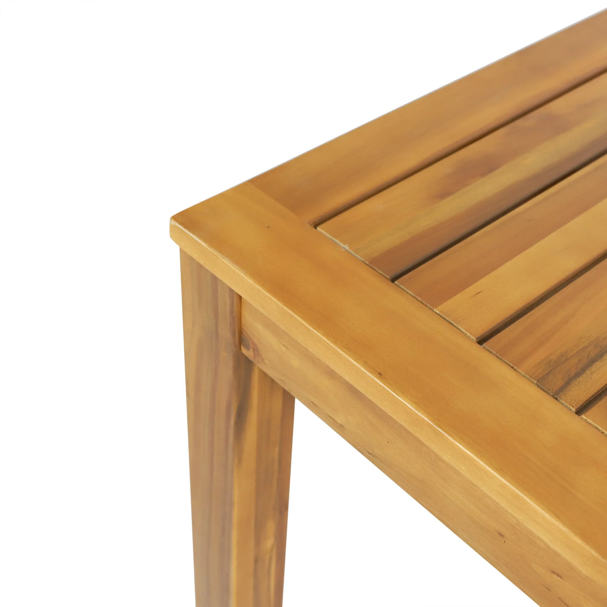 Rustic Rectangle Acacia Wood Dining Table O16798