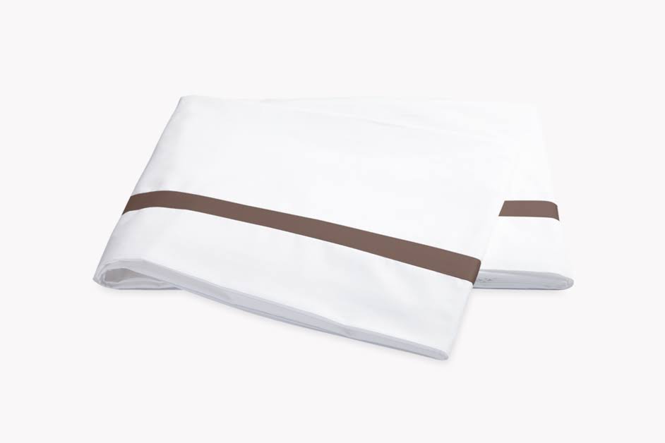 Mocha Percale King Flat Bed Sheet R4851