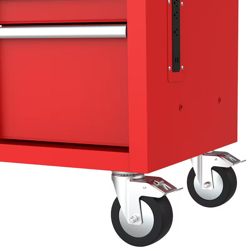 52 in. Red Mobile Workbench Cabinet Z42423