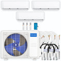 33,000 BTU 3 Zone Ductless Air Conditioner and Heat Pump Y405215