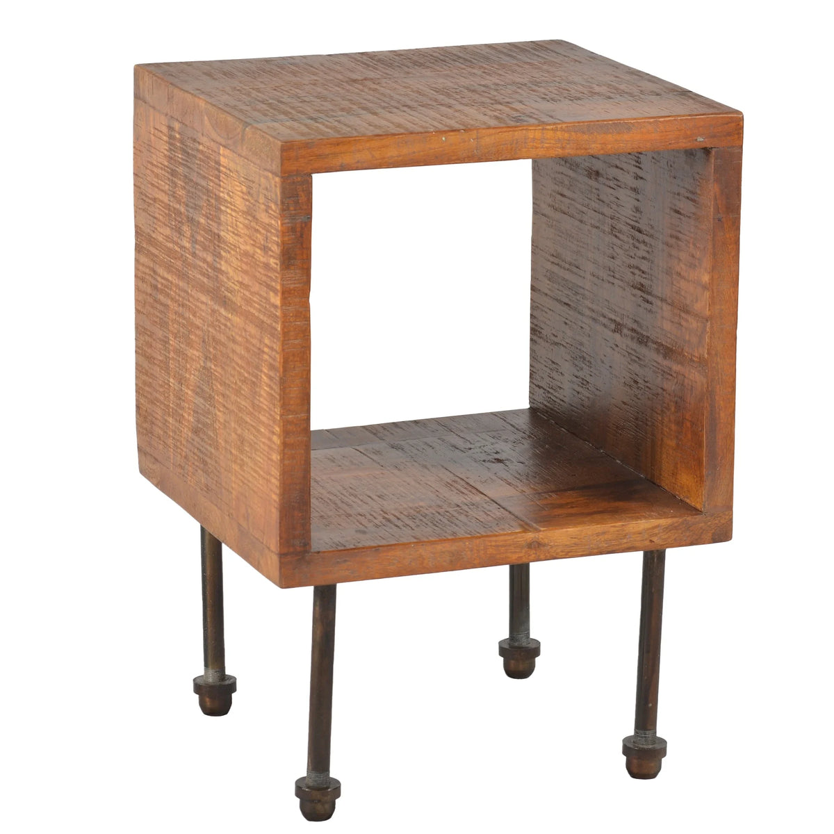 Brown Wooden Nightstand J195849