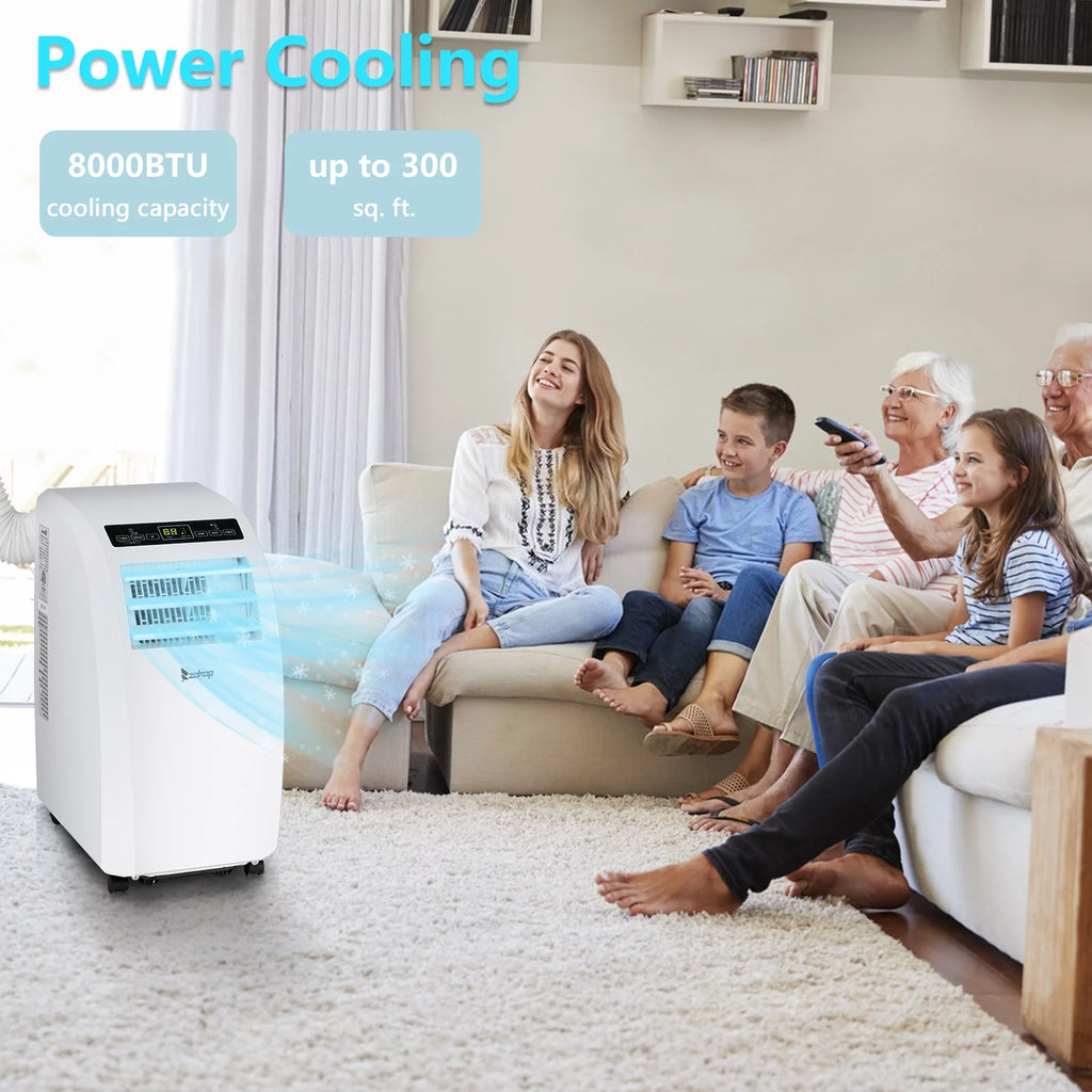 White Portable Air Conditioner Z7124