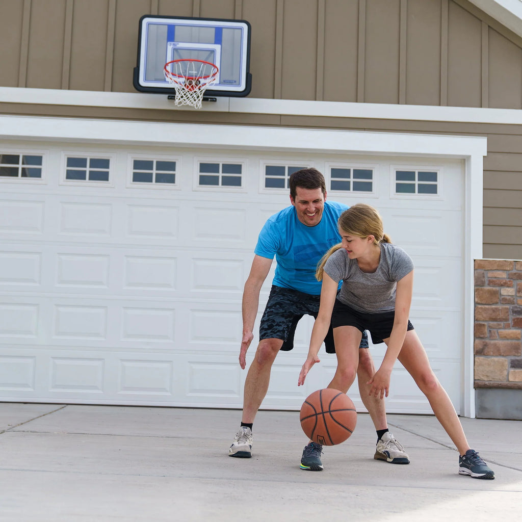44 inch Polycarbonate Basketball Backboard and Rim Combo Y872849