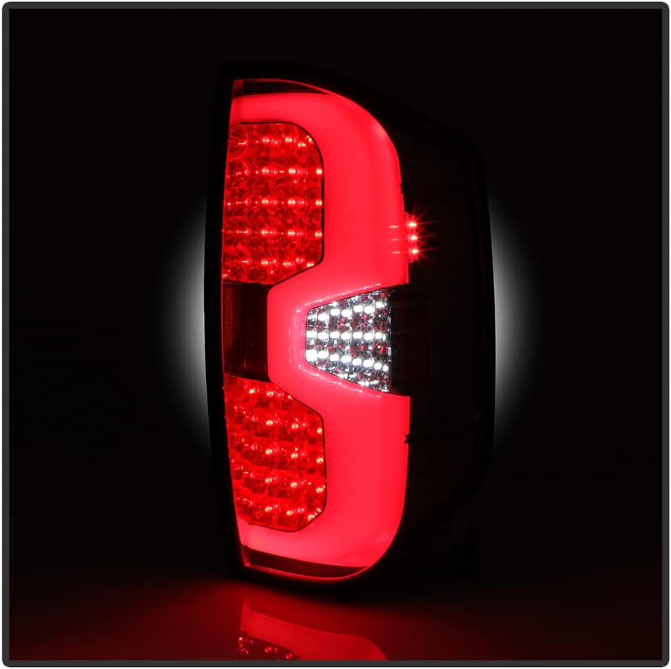 Chrome Full LED Tail Lights Pair Set Left+Right Q516