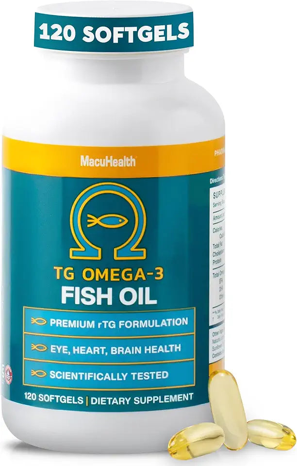 Omega 3 Fish Oil 1100mg DHA 1100mg EPA 120 Softgels S301513