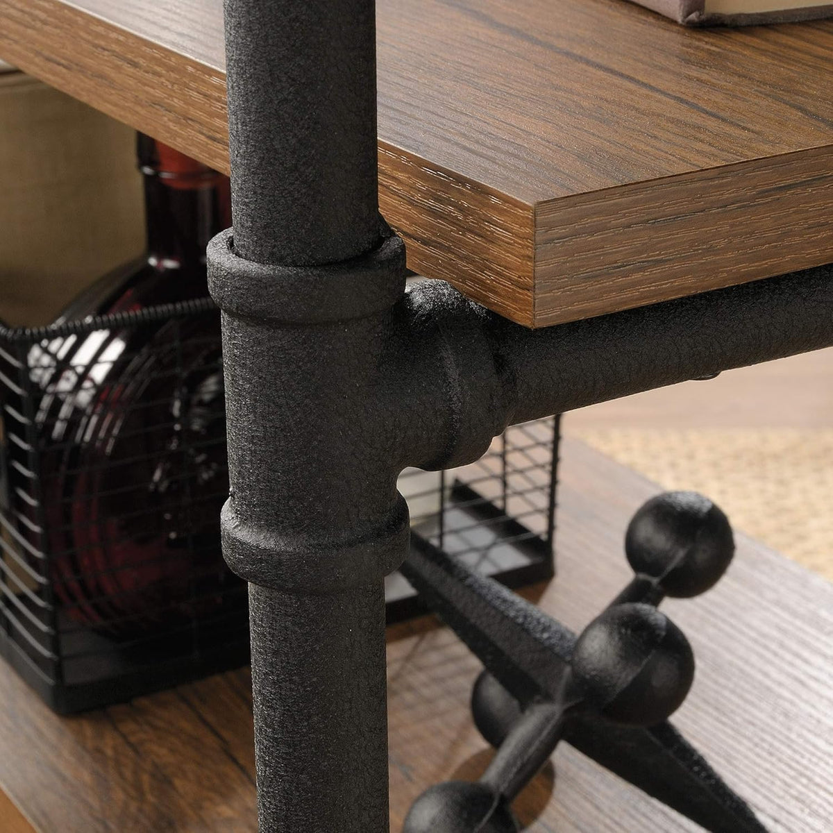 Multi-Purpose Cart Checked Oak Finish A9607