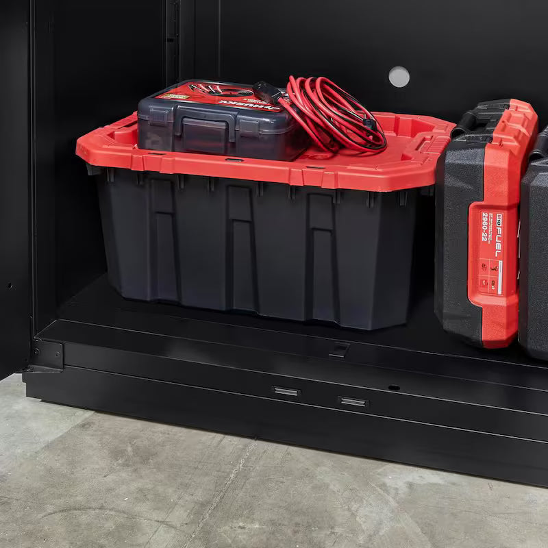 3-Piece Heavy Duty Welded Steel Garage Storage System in Black B1808