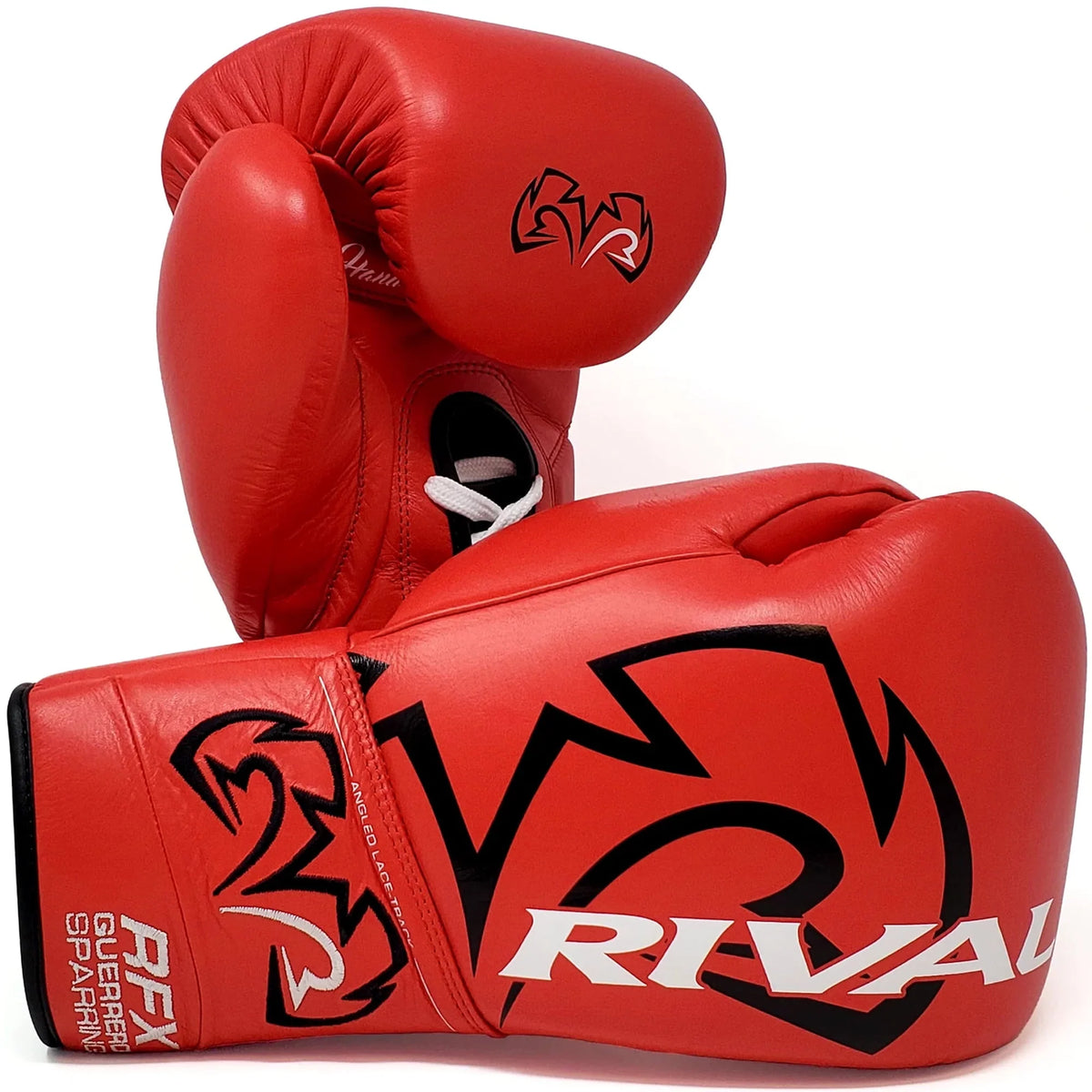Red 12 oz Lace-Up Sparring Gloves K345507
