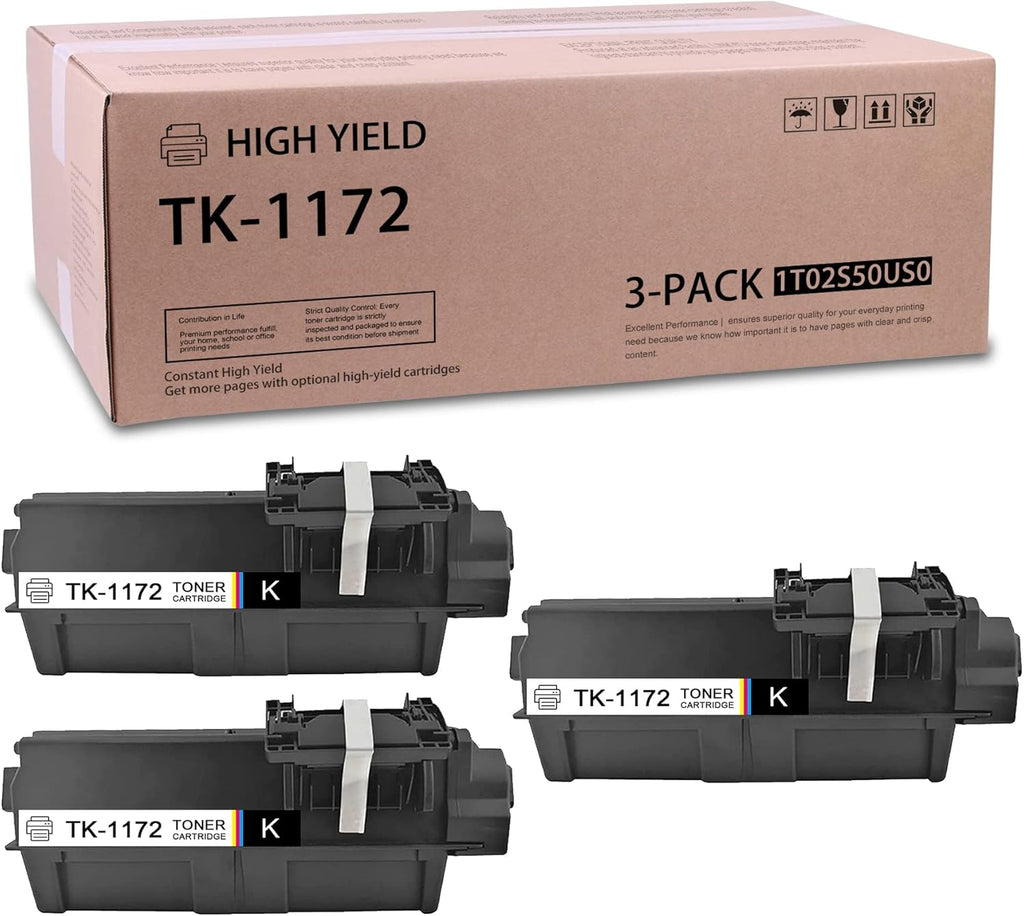Black 3 Pack Toner Cartridge F33368