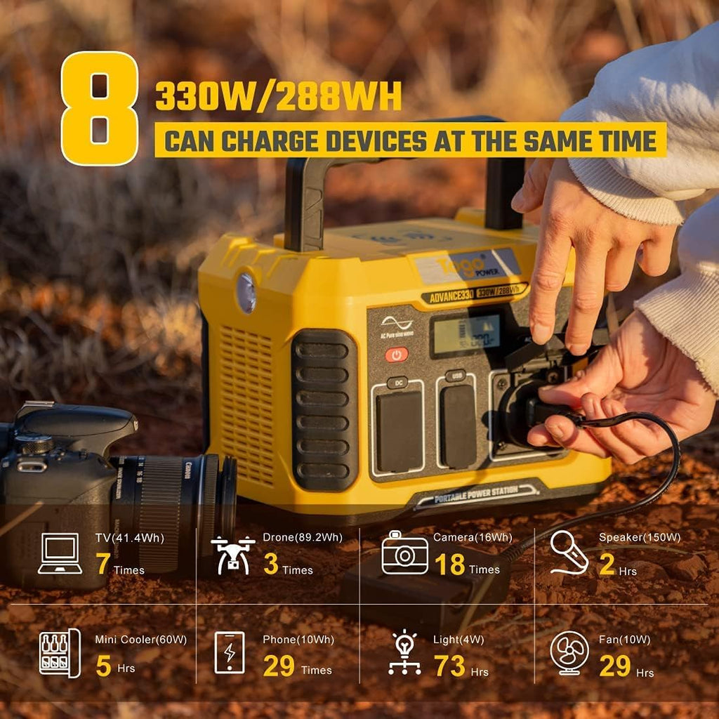 Portable Power Station 288Wh Lithium Battery 330W Z2466